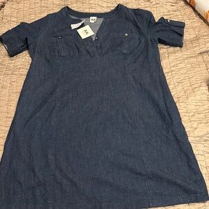 Anne Klein Navy Mini Dress